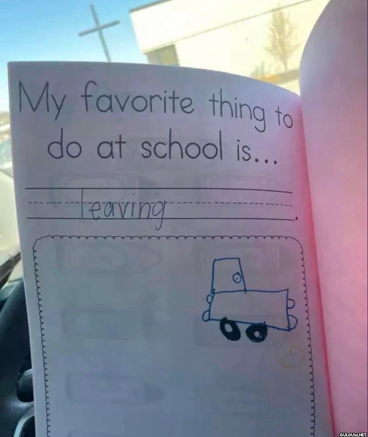 My favorite thing to do at...