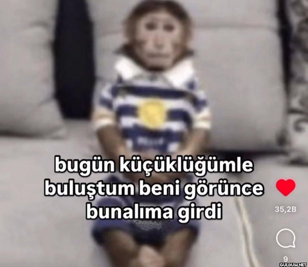 bugün küçüklüğümle...