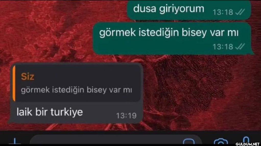 dusa giriyorum 13:18...