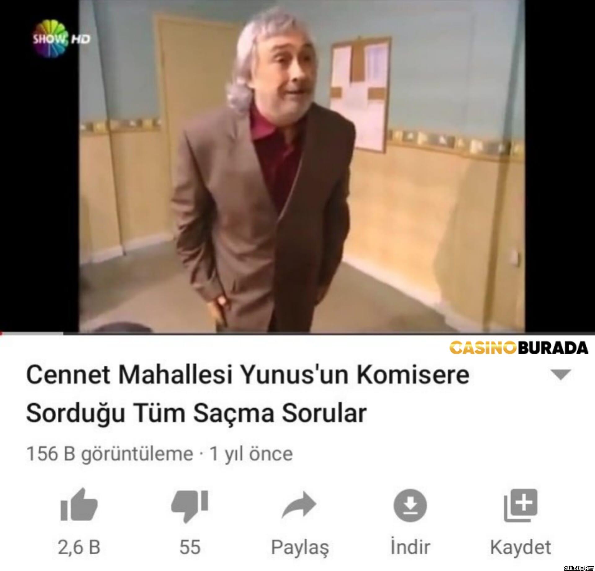 İşim var diyorum neden...