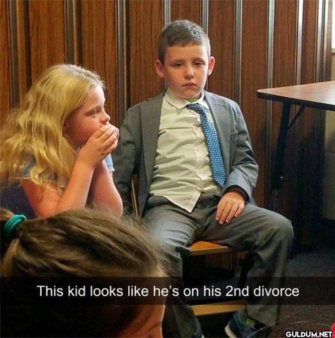 Mood.    This kid looks...