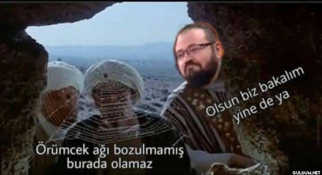 Örümcek ağı bozulmamış...