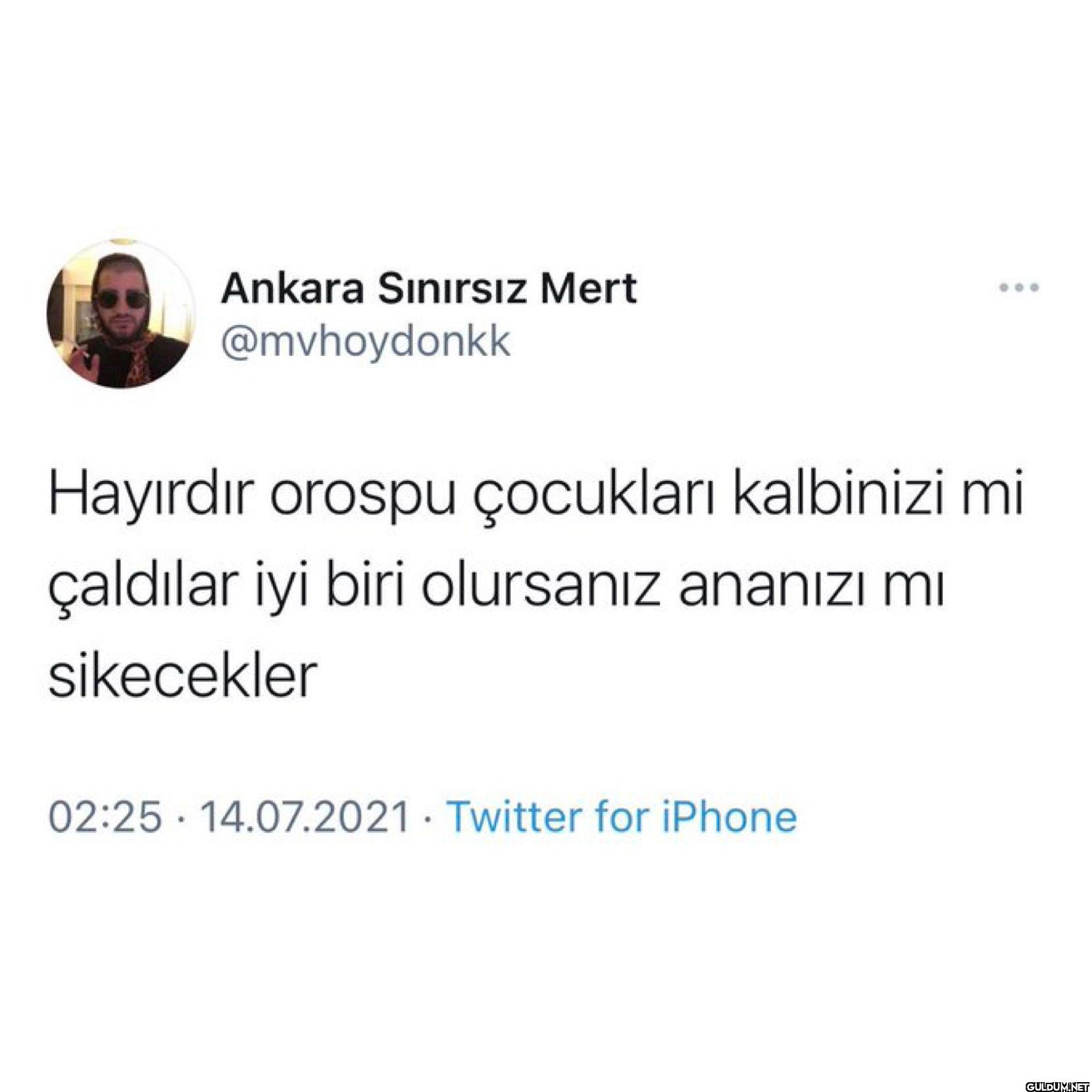Hayırdır orospu çocukları...