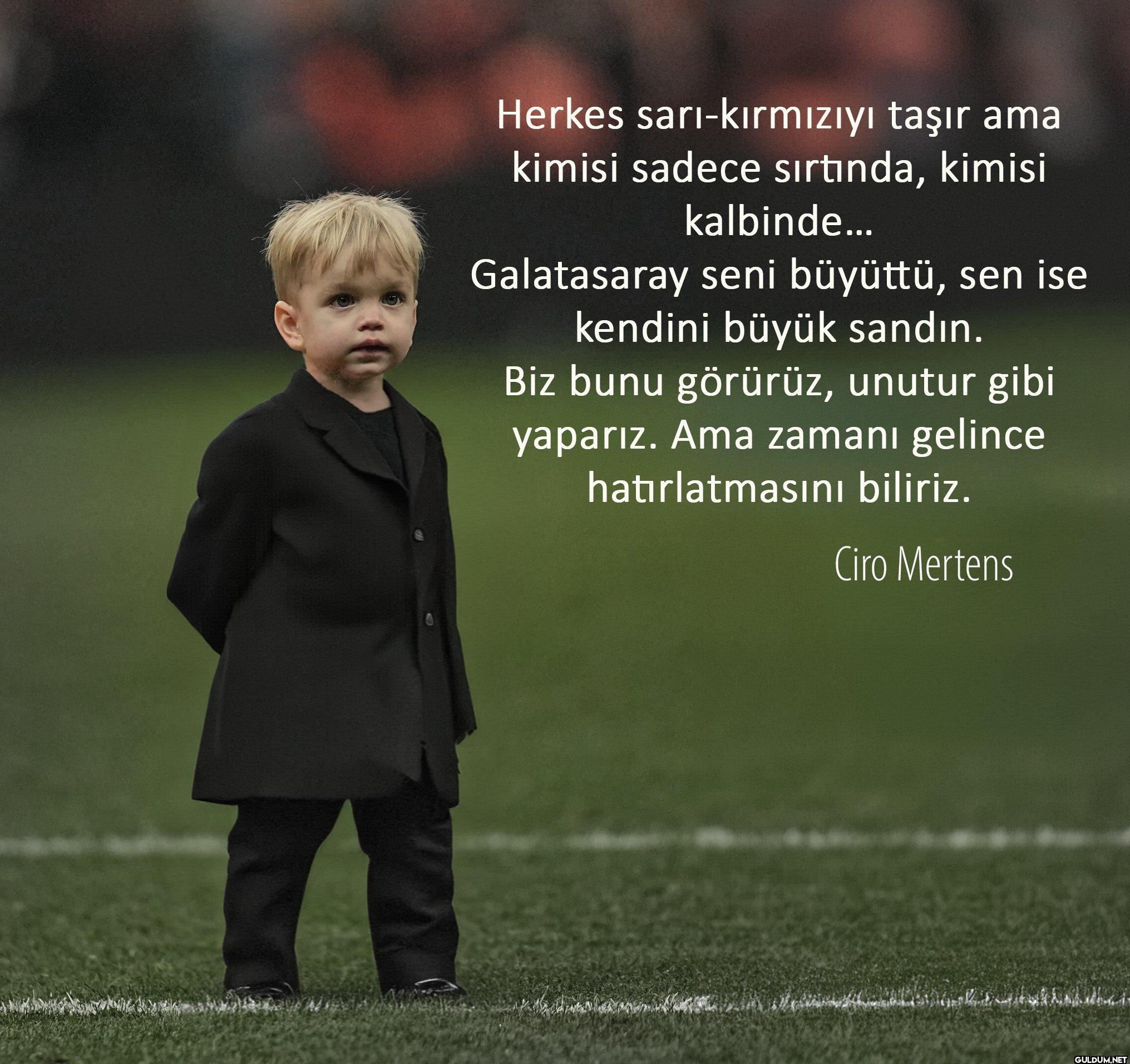Herkes sarı-kırmızıyı...