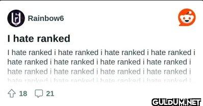 Rainbow6 I hate ranked I...