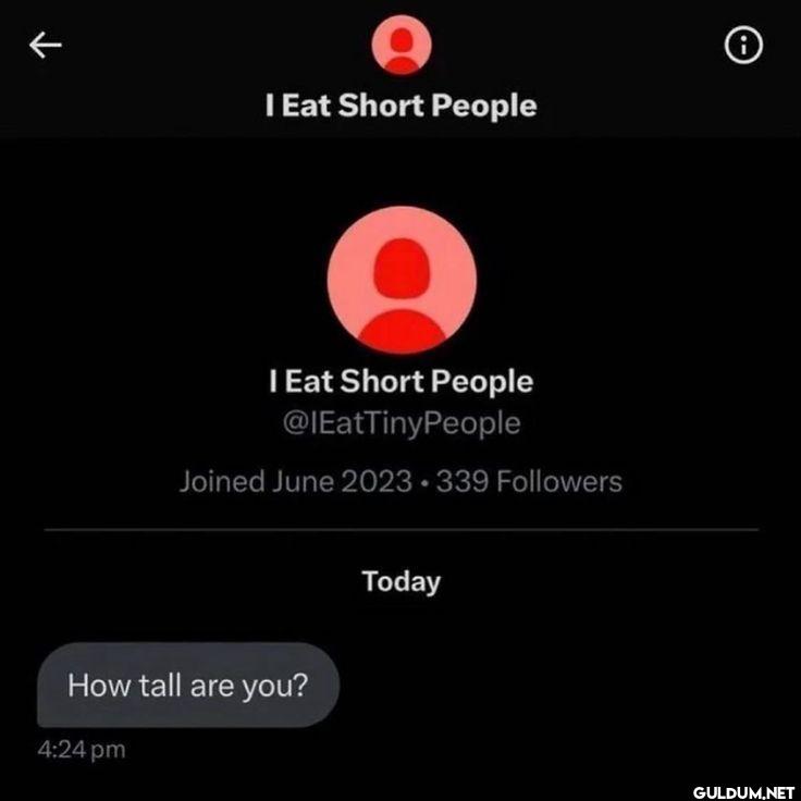 I Eat Short People I Eat...
