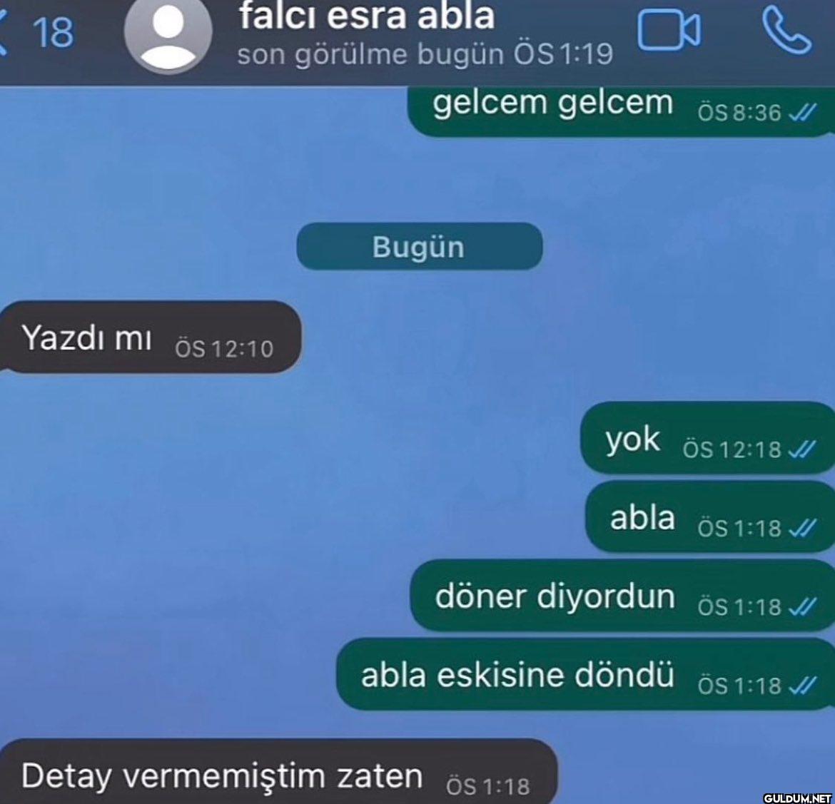 ( 18 falcı esra abla son...