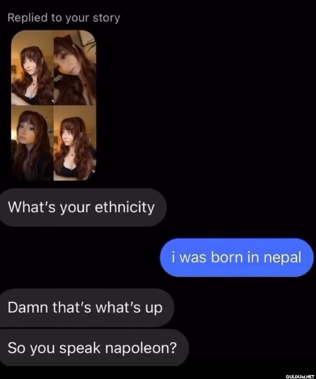 Replied to your story...