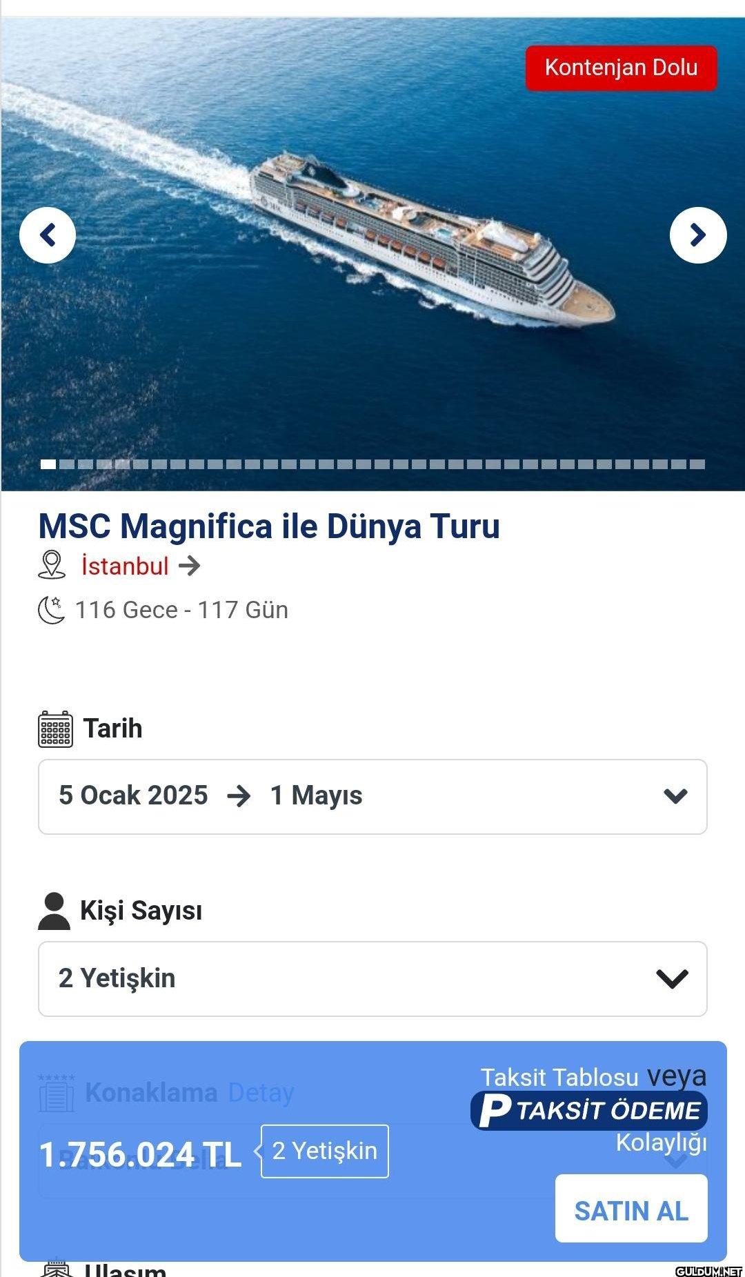 Şöyle bir dünya turu çok...