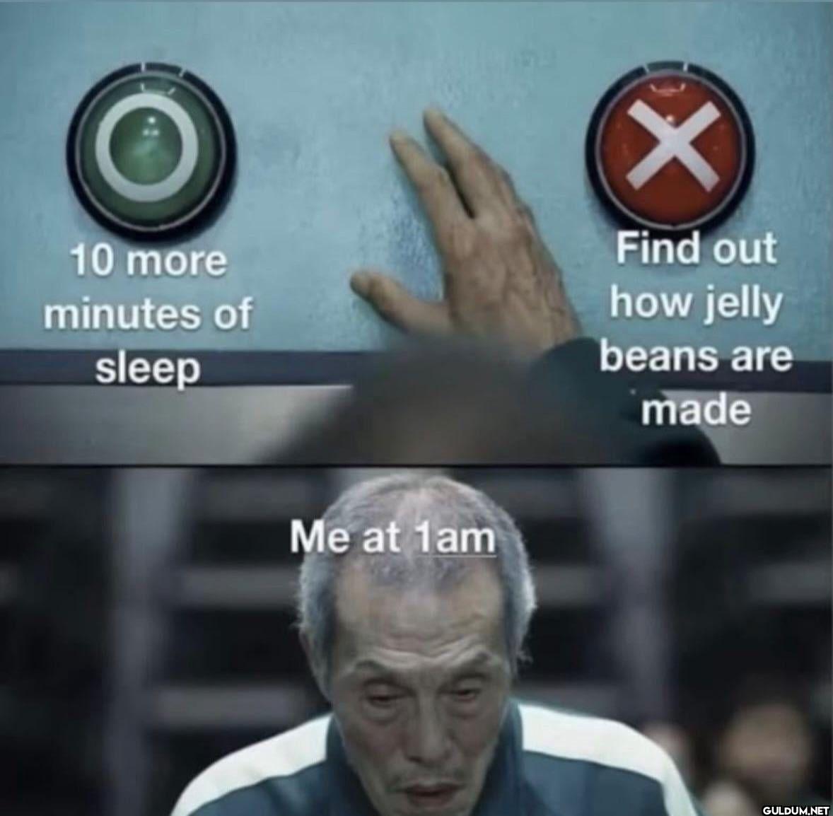 10 more minutes of sleep...