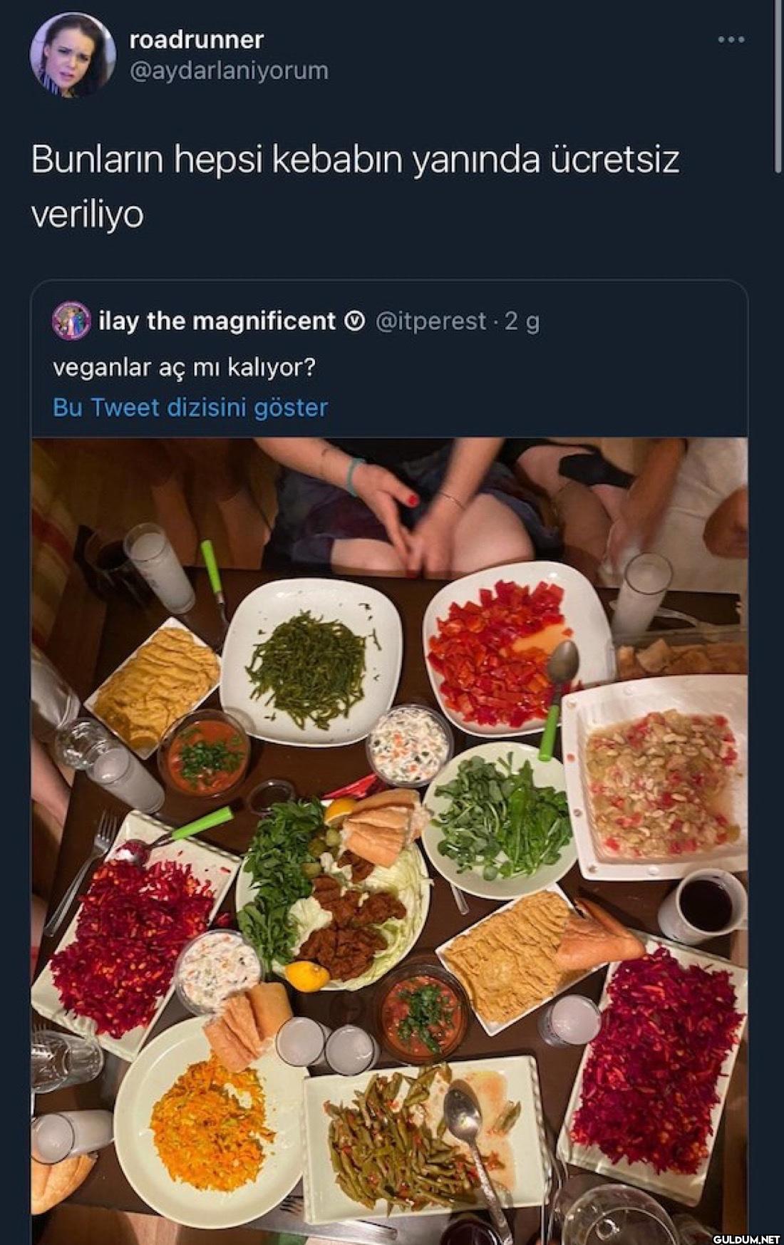 Bunların hepsi kebabın...