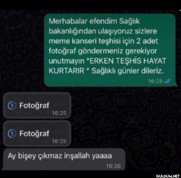 Merhabalar efendim Sağlık...