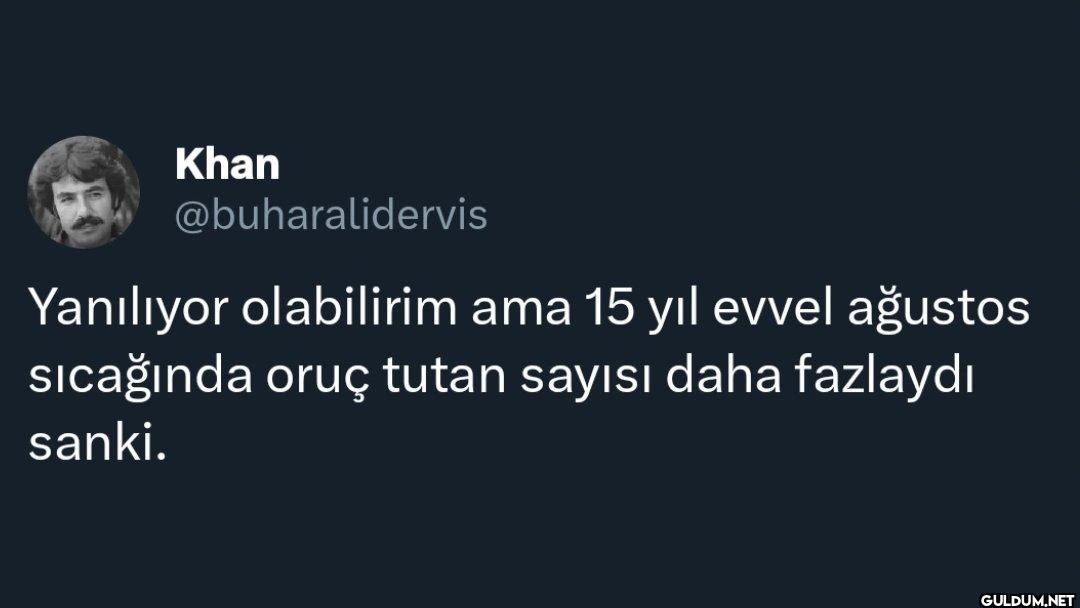 Yanılıyor olabilirim ama...
