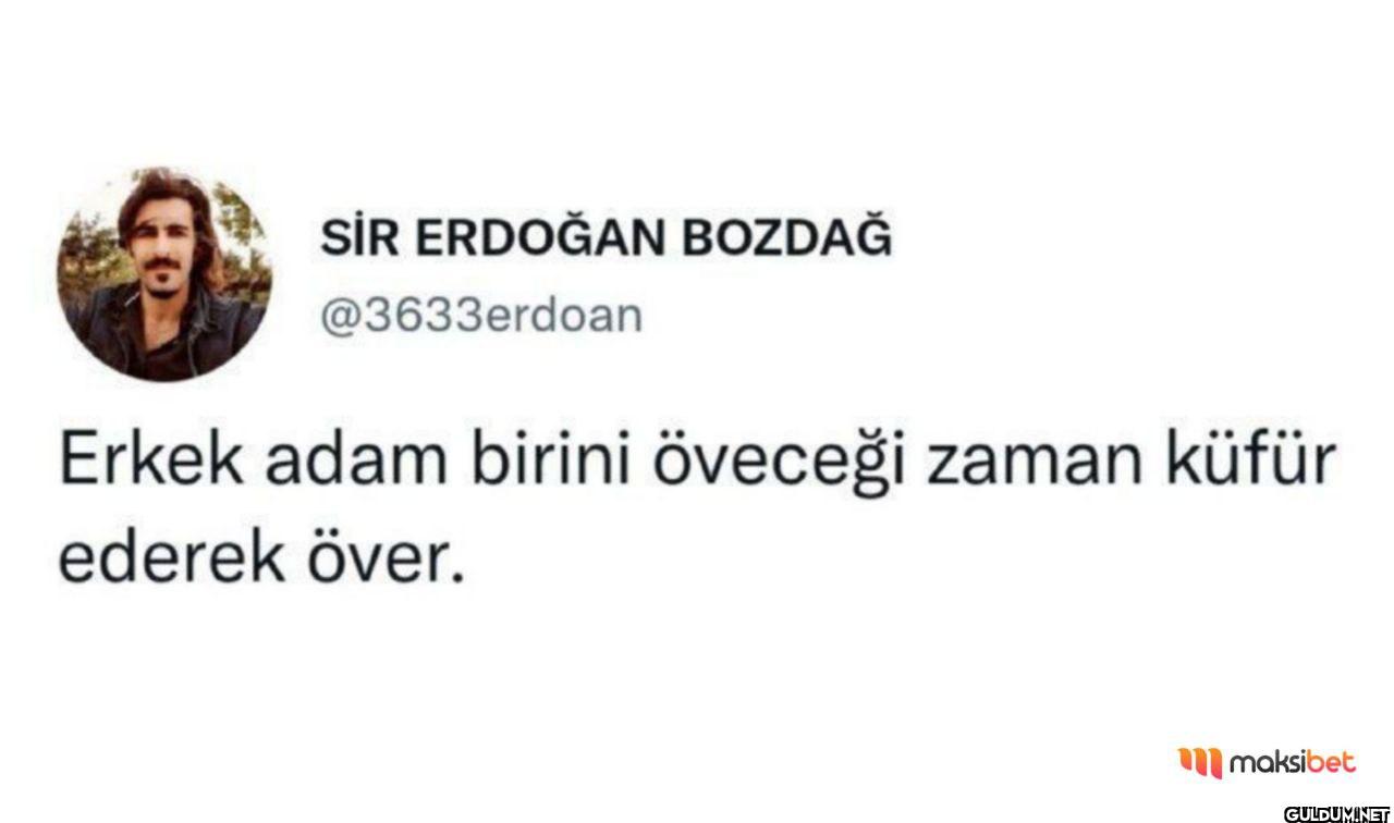 Erkek adam birini öveceği...