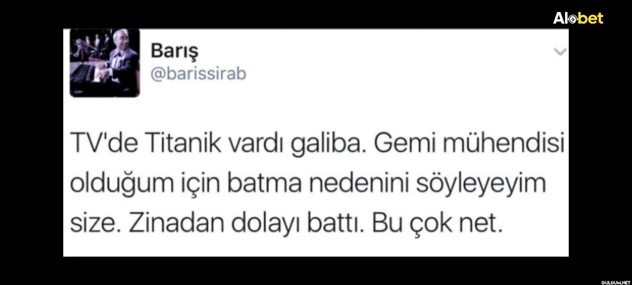 Alobet TV'de Titanik vardı...