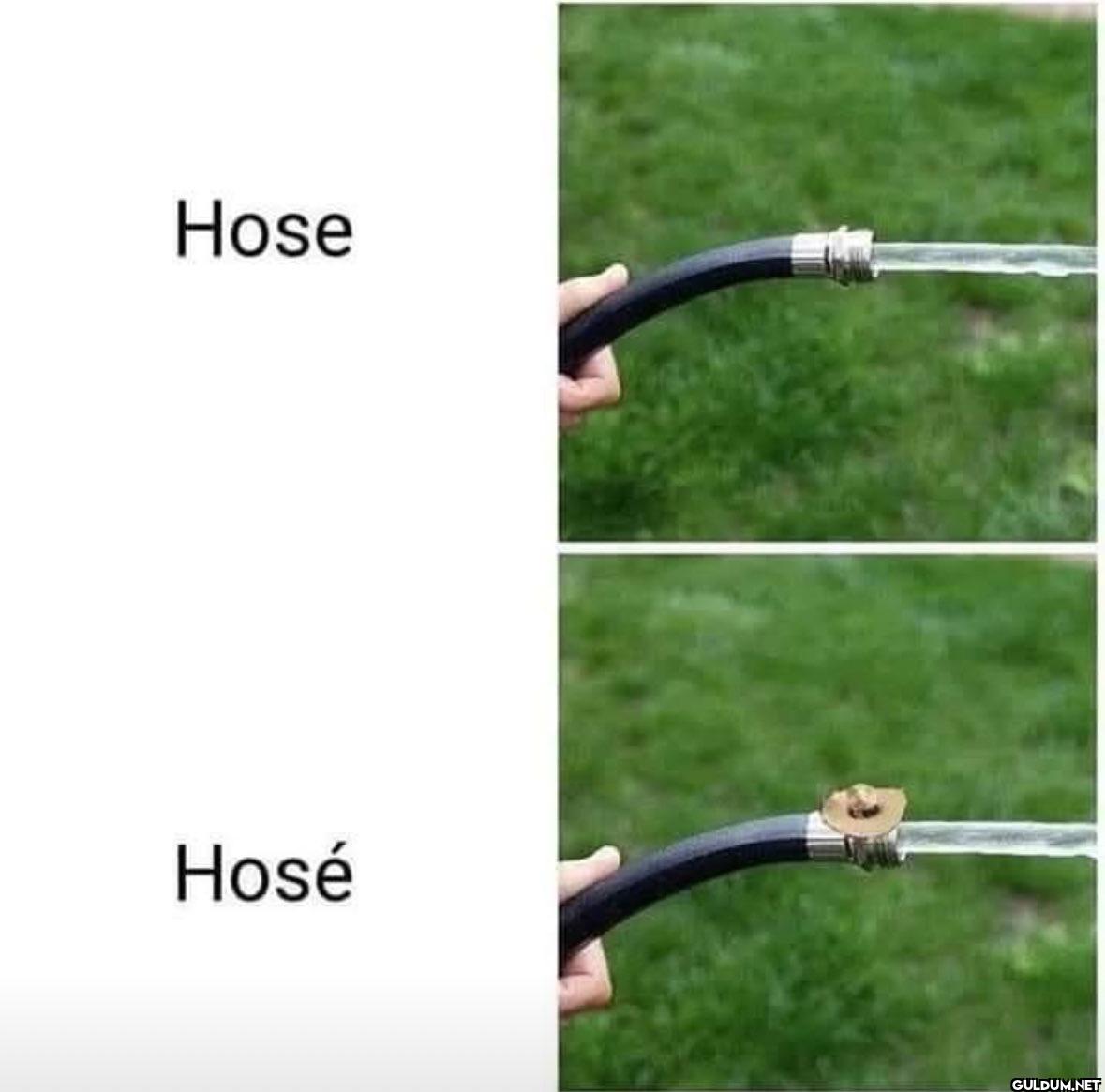 hortum        Hose Hosé