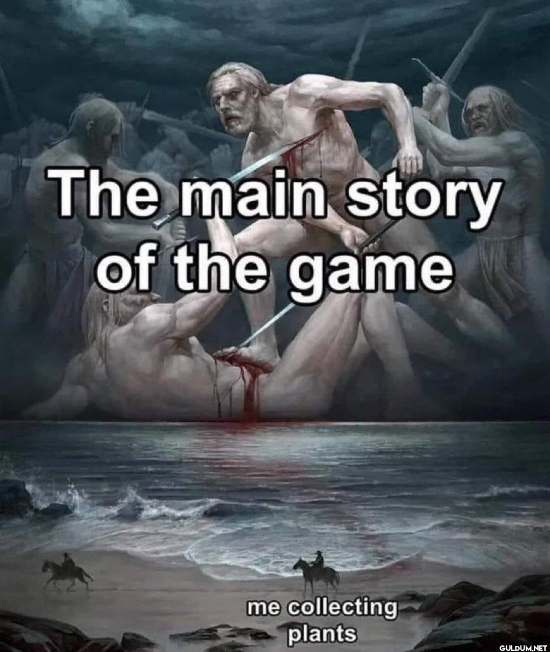 The main story of the game...