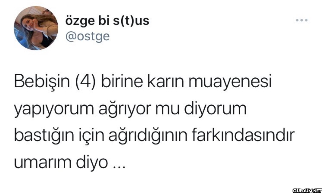 Bebişin (4) birine karın...