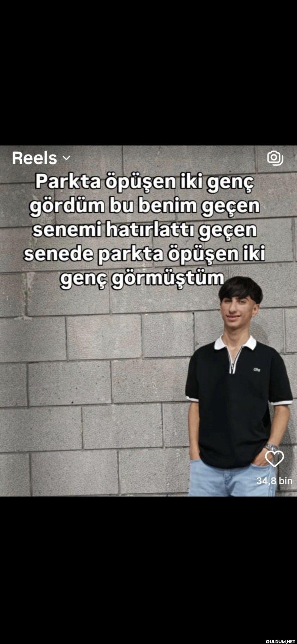 Reels く Parkta öpüşen iki...