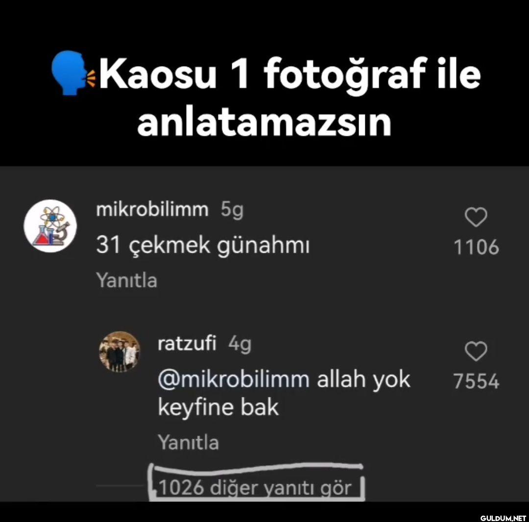 Kaosu 1 fotoğraf ile...