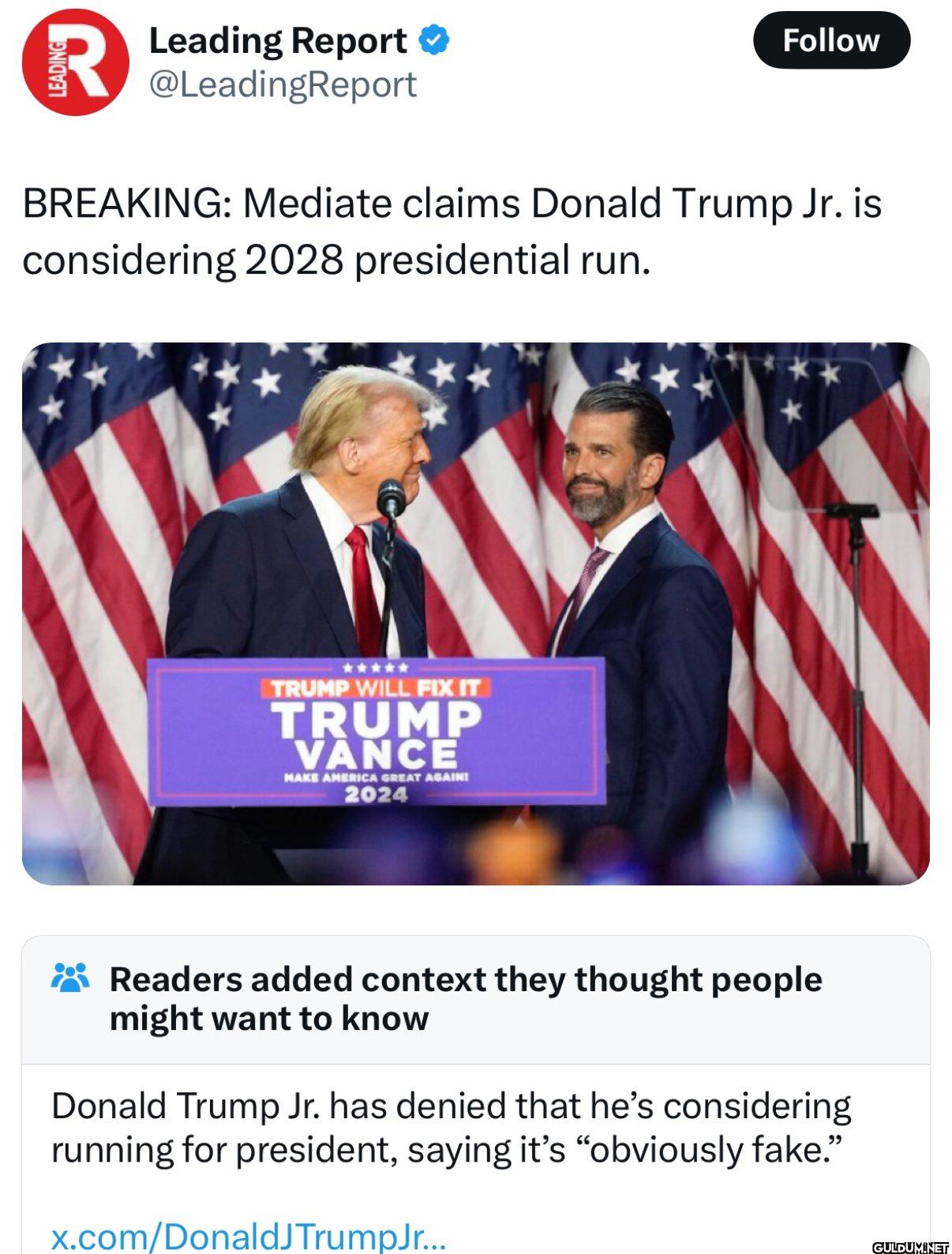 The facts.    R LEADING...