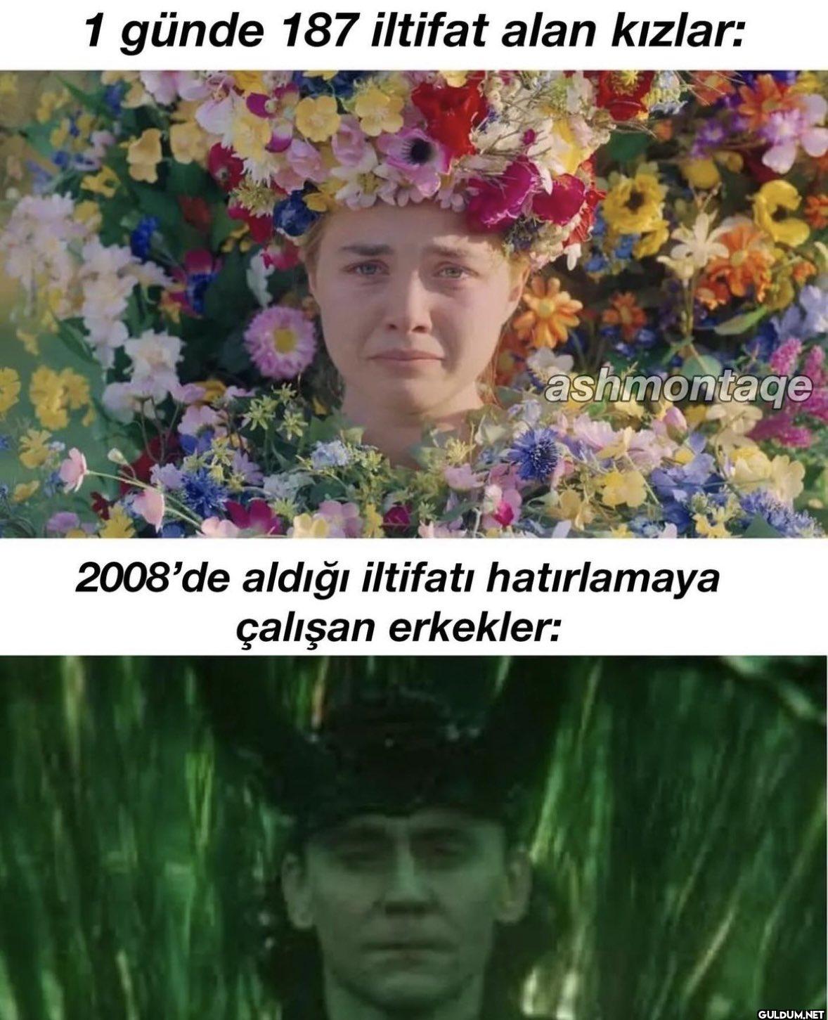 1 günde 187 iltifat alan...