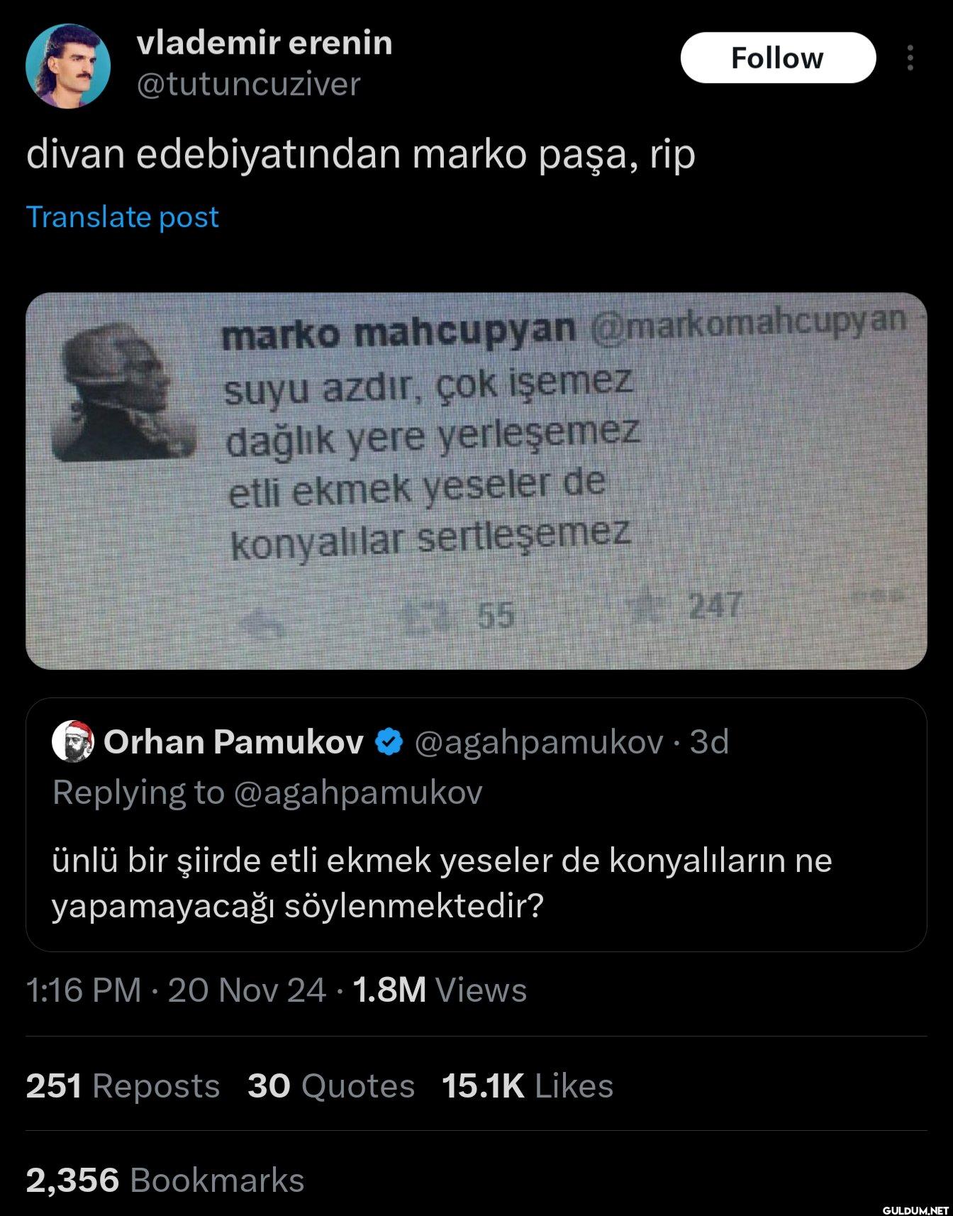divan edebiyatından marko...