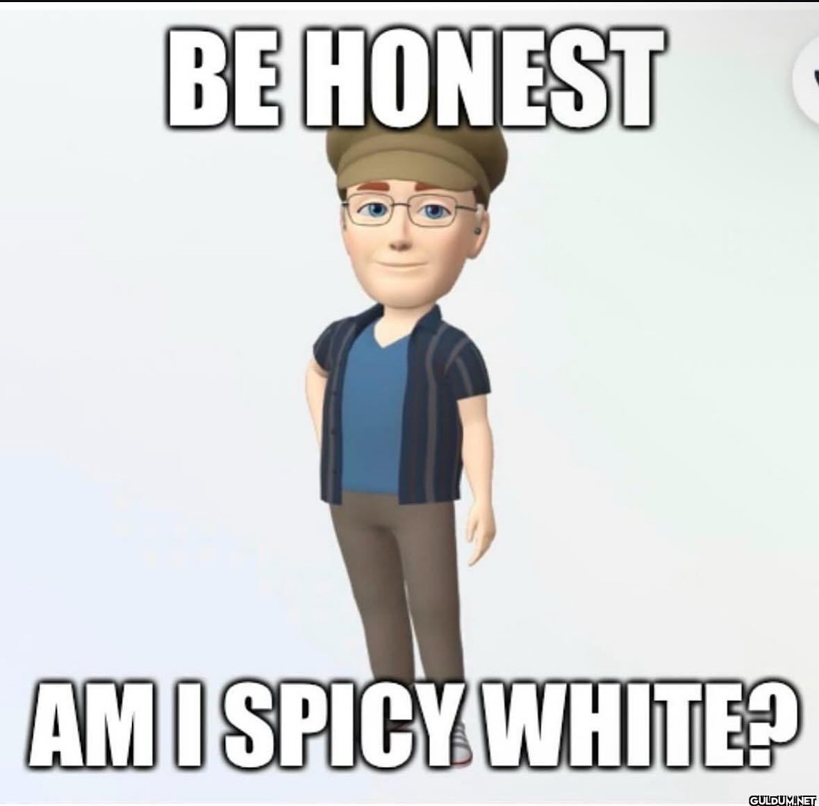 BE HONEST AM I SPICY WHITE?