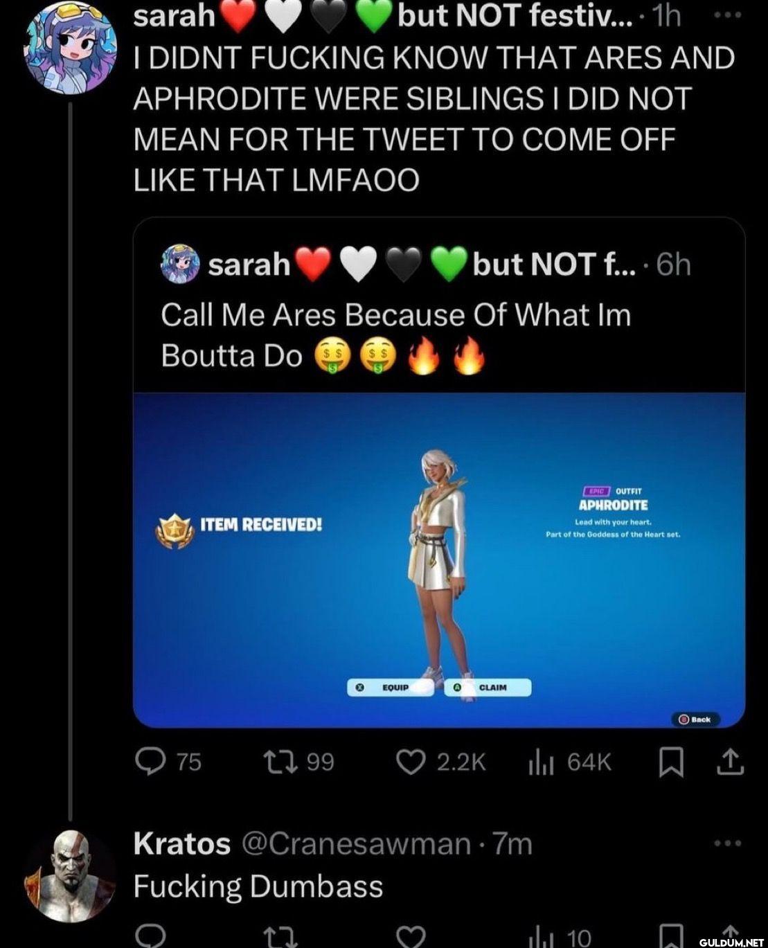 sarah but NOT festiv....1h...