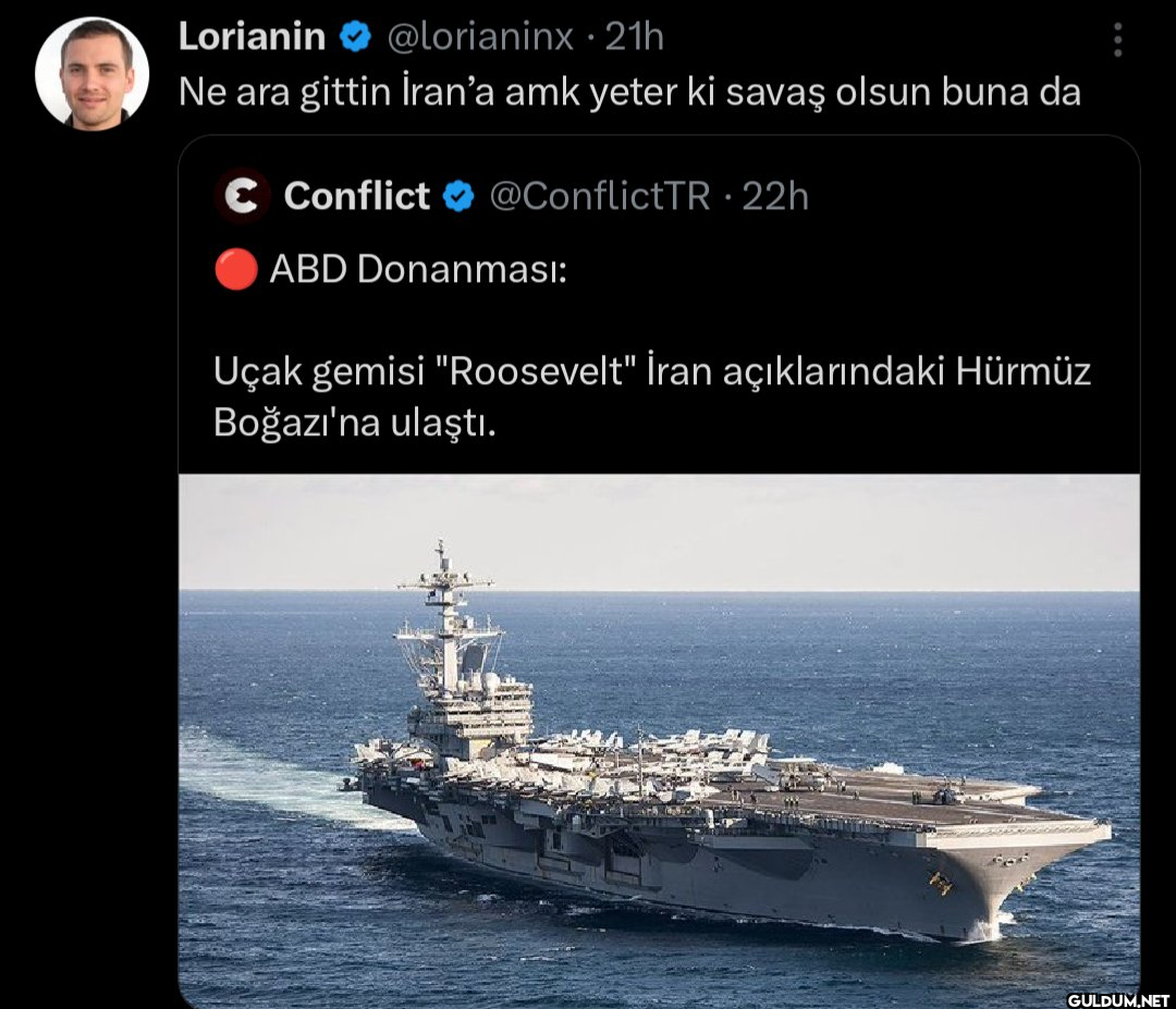 21h . Ne ara gittin İran'a...