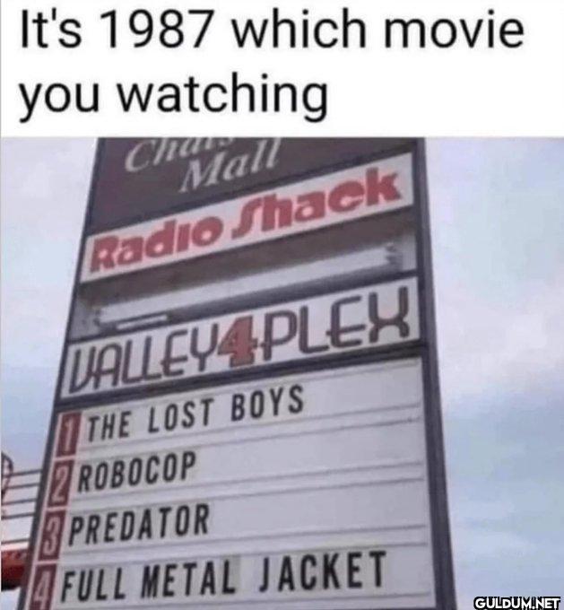 Let's go 👇    It's 1987...
