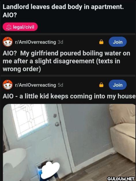 Landlord leaves dead body...