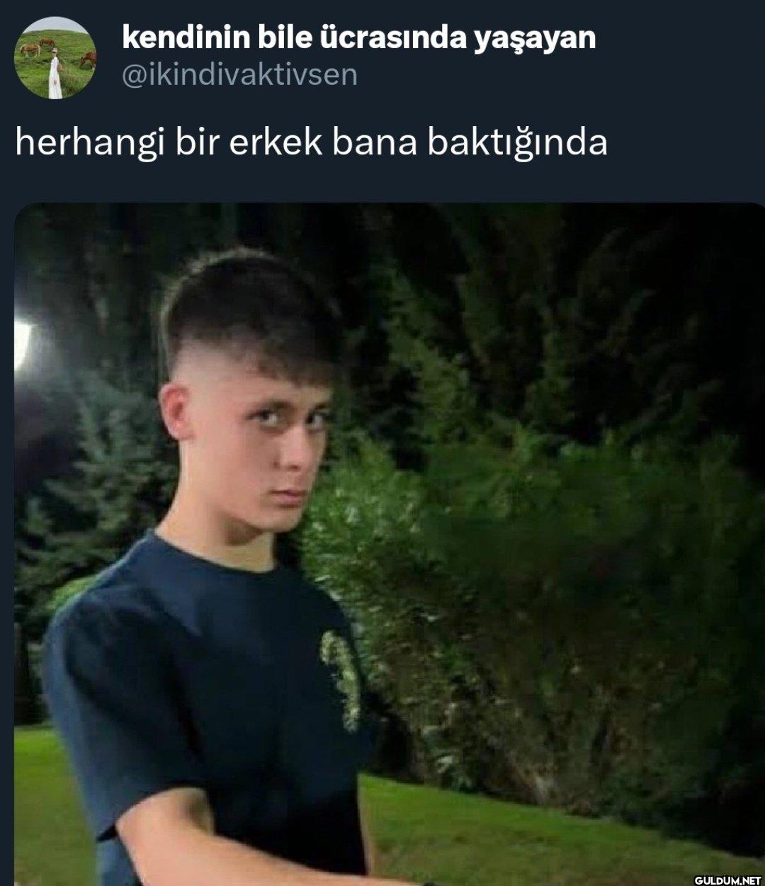 kendinin bile ücrasında...