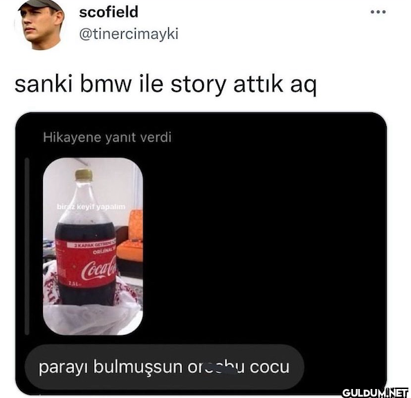 sanki bmw ile story attık...