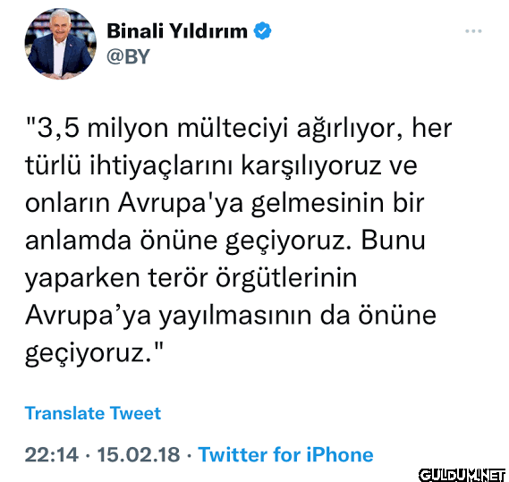 Sanırım bu tweet her şeyi...