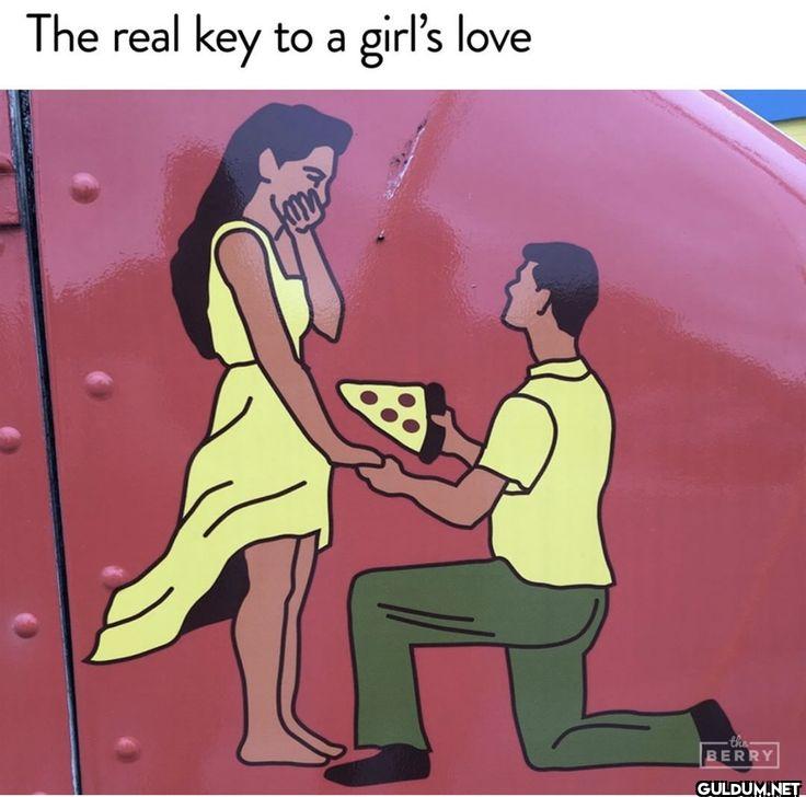The real key to a girl's love BERRY