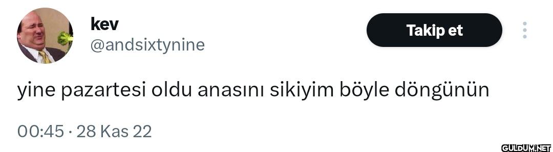 yine pazartesi oldu...