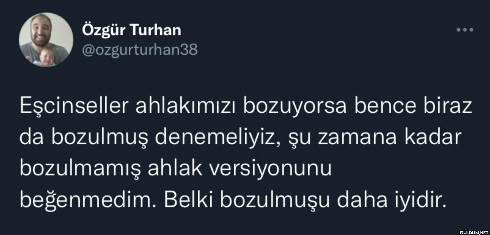 Eşcinseller ahlakımızı...