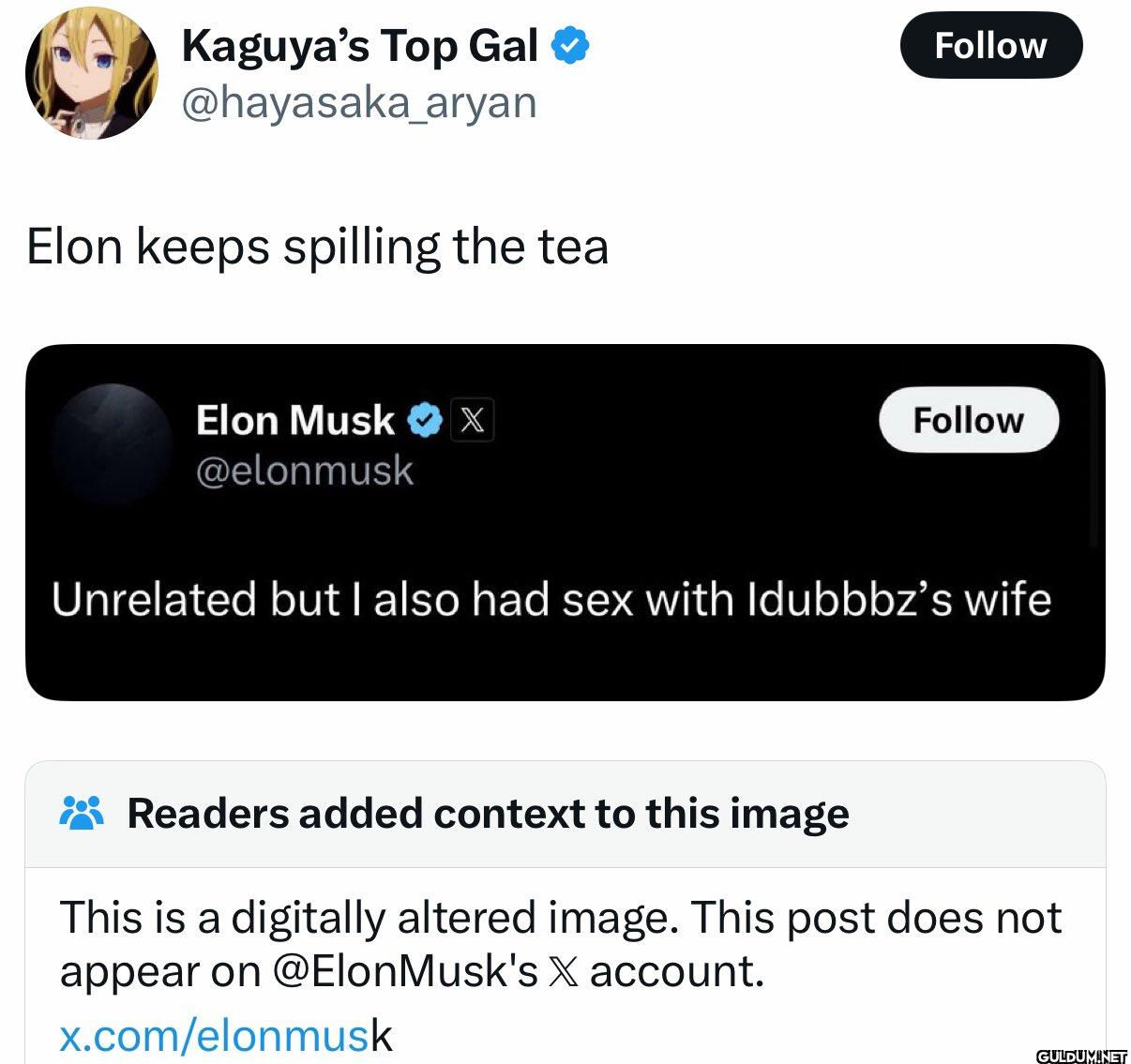The more you know   ...