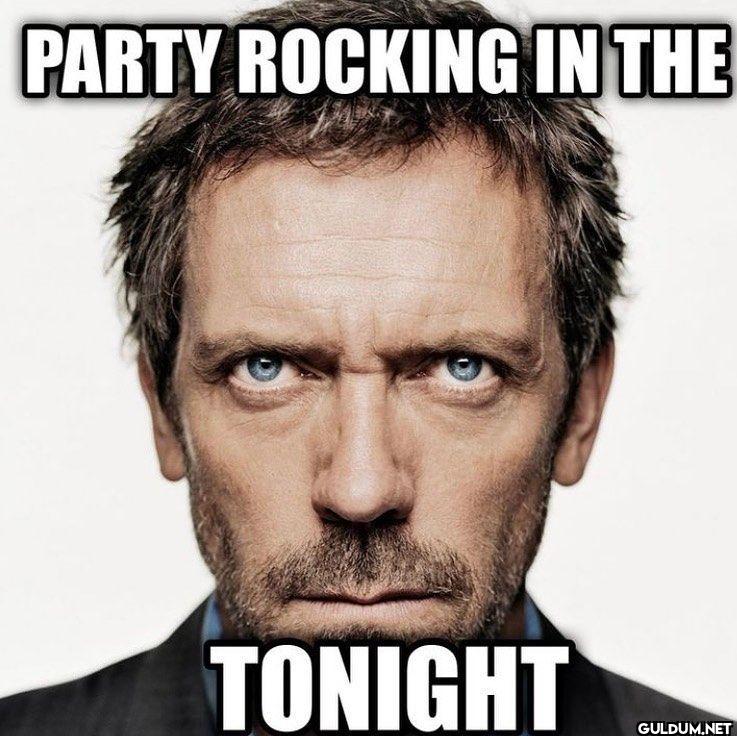 PARTY ROCKING IN THE TONIGHT