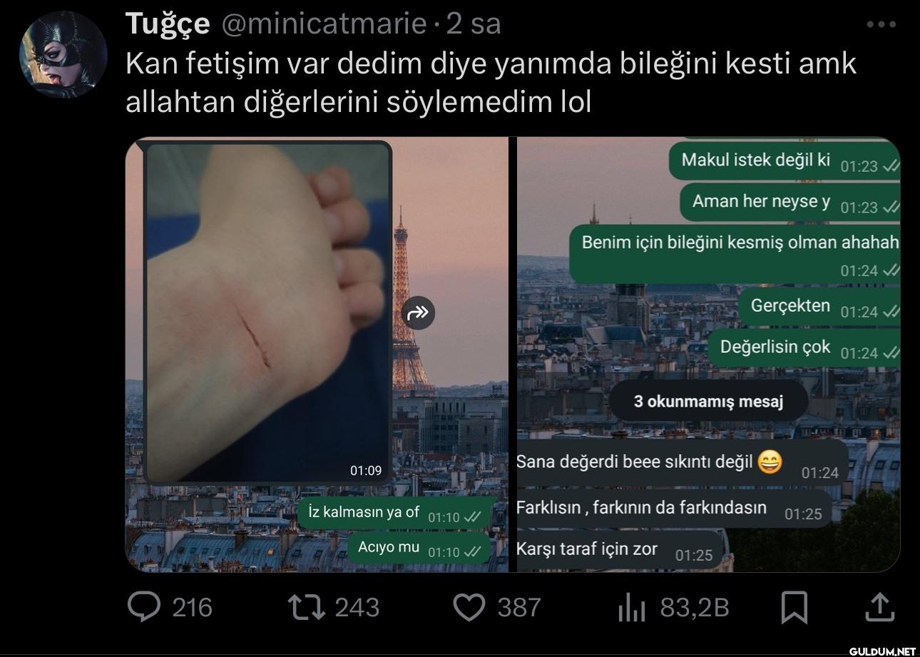 • 2 sa Kan fetişim var...