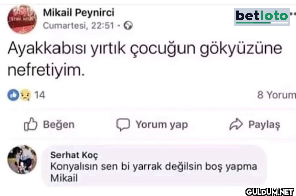 Mikail Peynirci Cumartesi,...