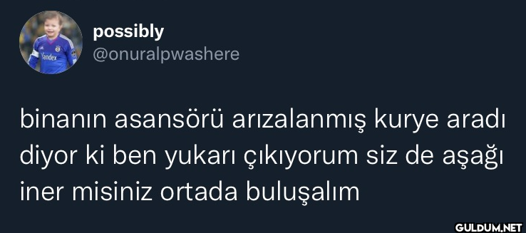 binanın asansörü...