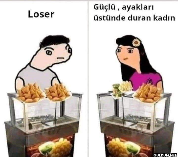 Loser Güçlü, ayakları...