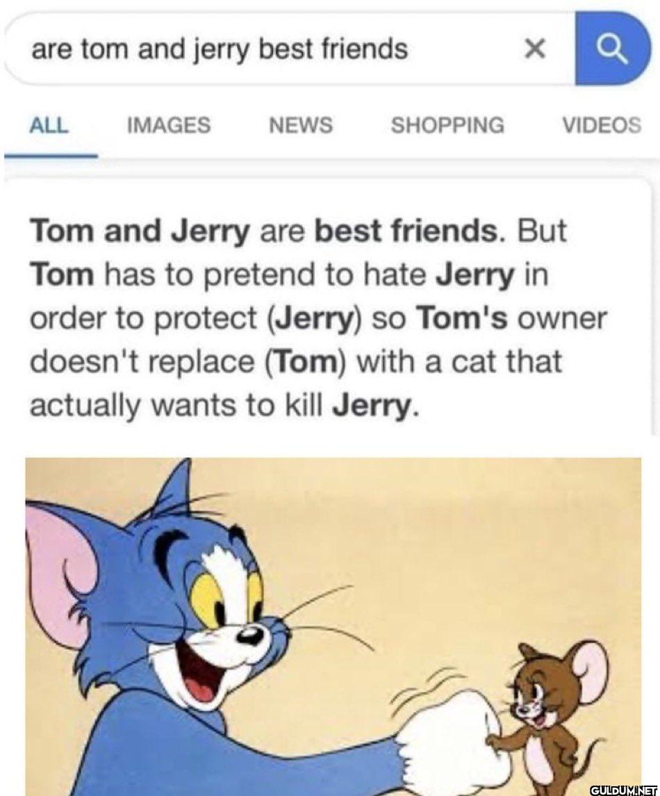 🥲    are tom and jerry...