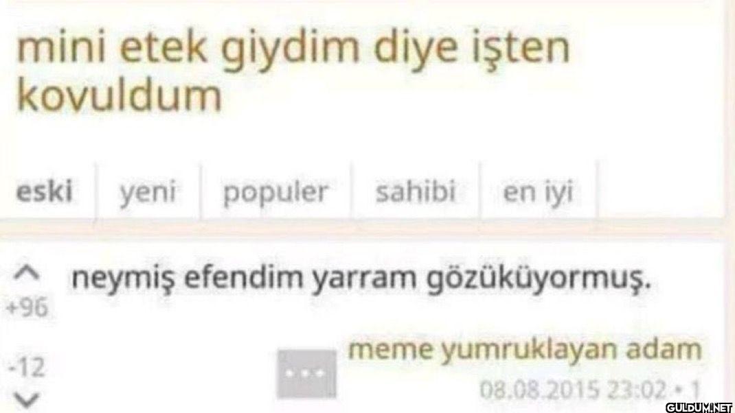 Geçen giydim derken   ...