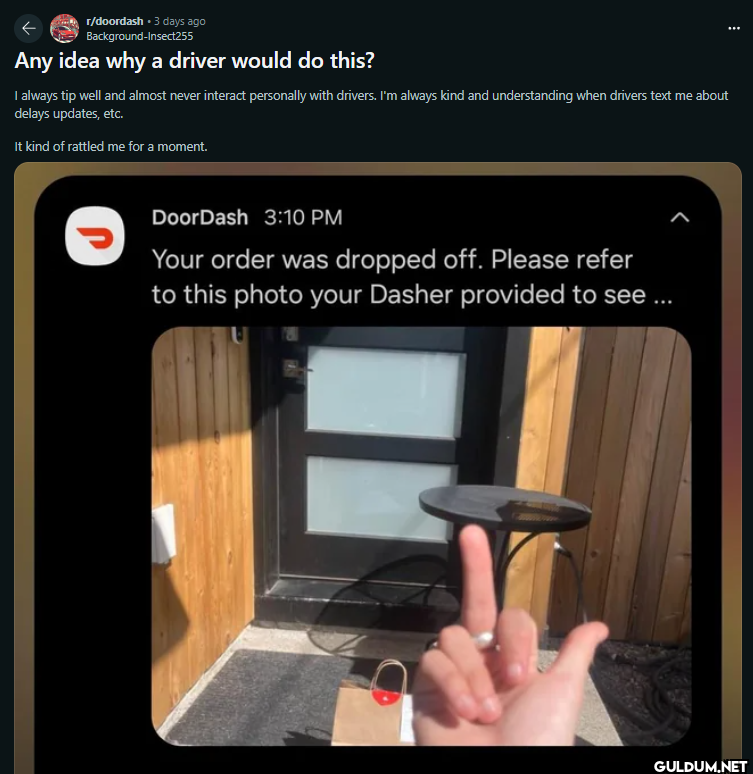 r/doordash 3 days ago...