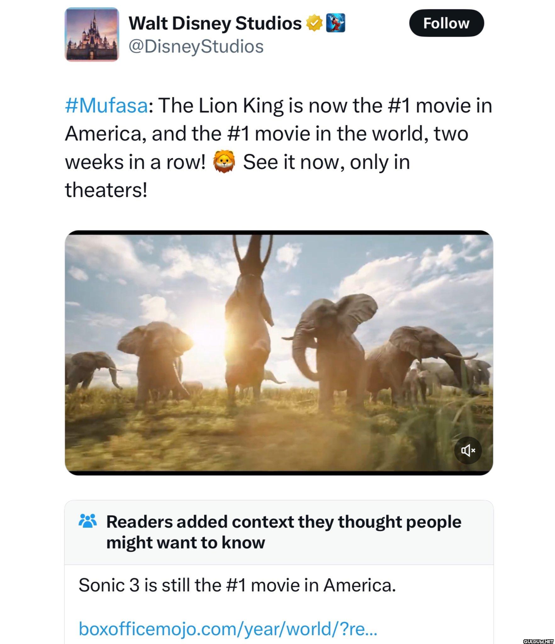 Disney gets owned.    Walt...