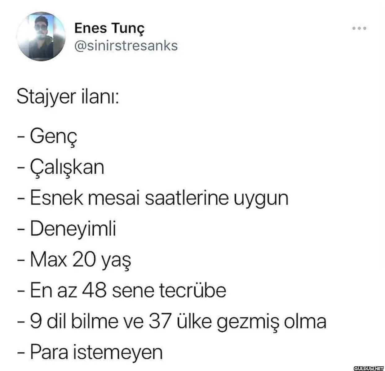 Stajyer ilanı: - Genç -...