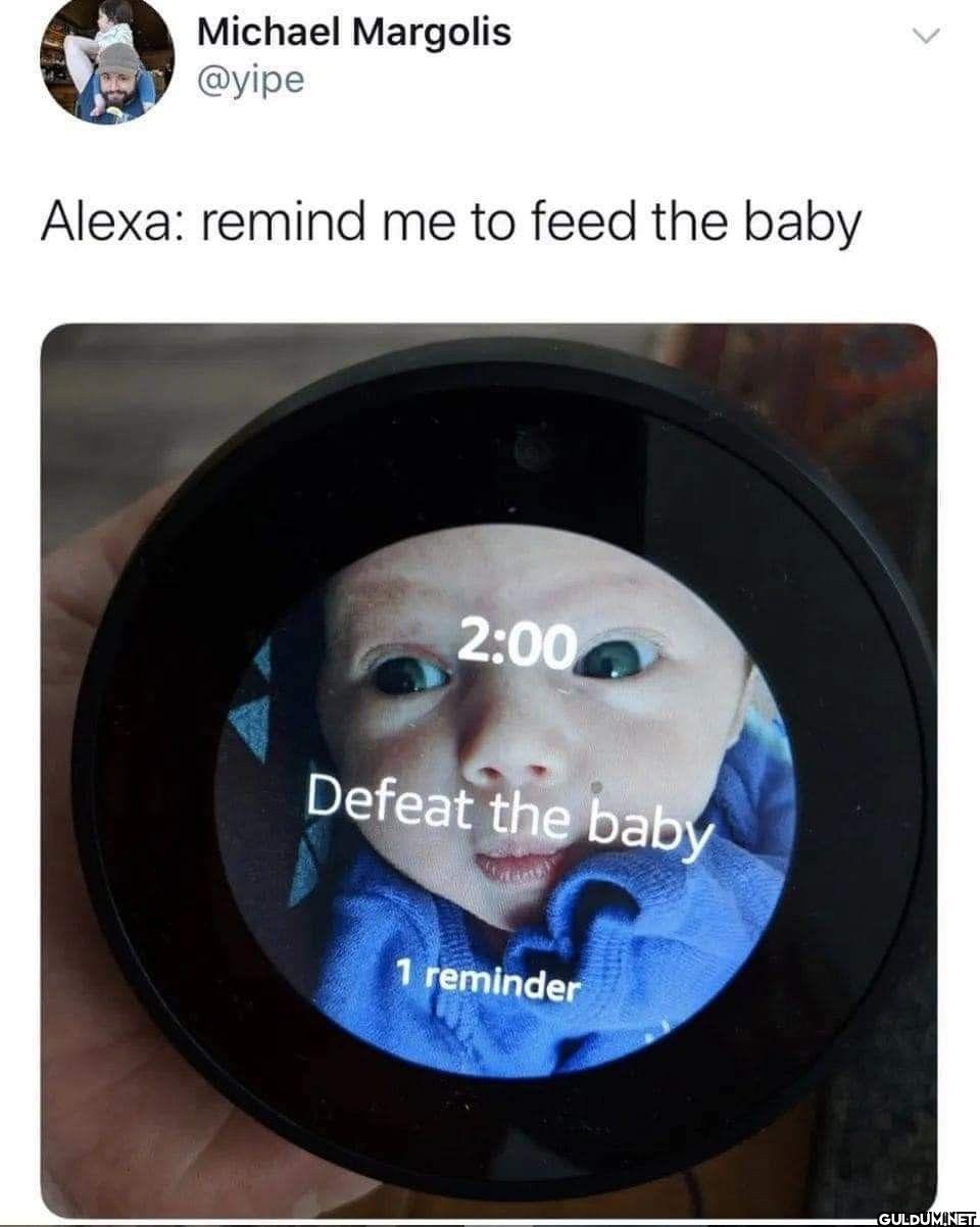 Alexa remind me to feed...